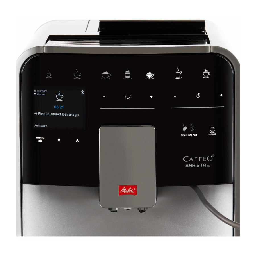 Melitta 6764548 Barista TS Smart Bean to Cup Coffee Machine