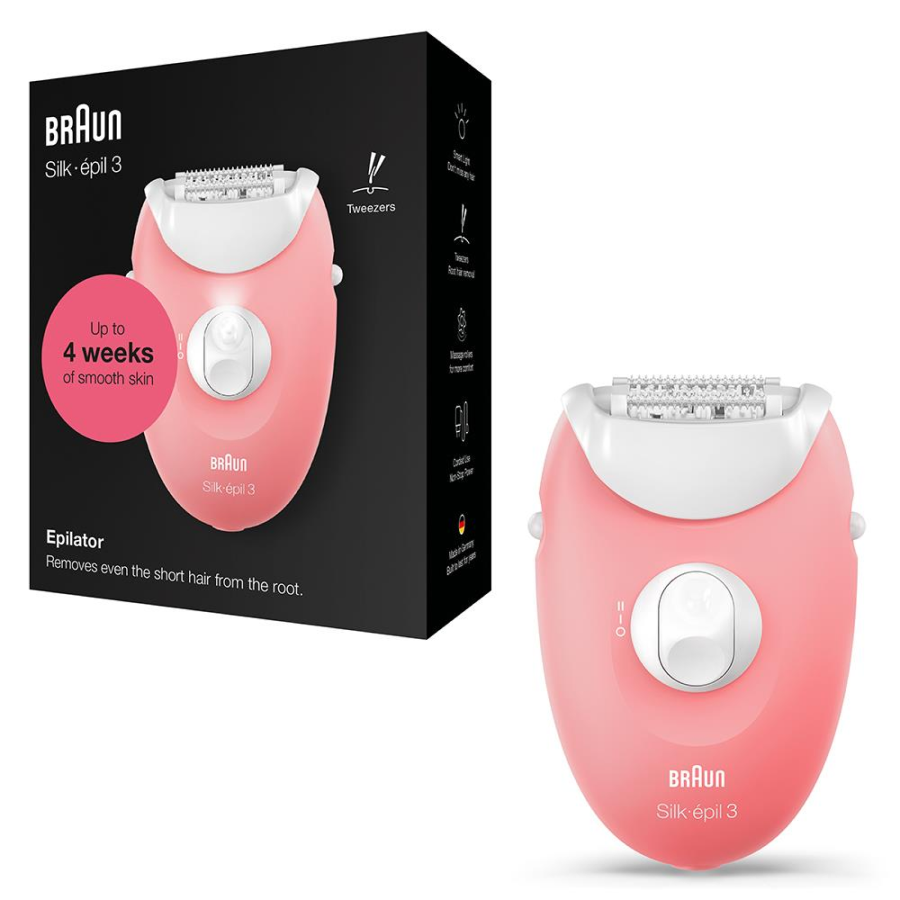 Braun Silk-épil 3 3176 Smartlight, 2 Hız Ayarı, Kablolu Epilatör