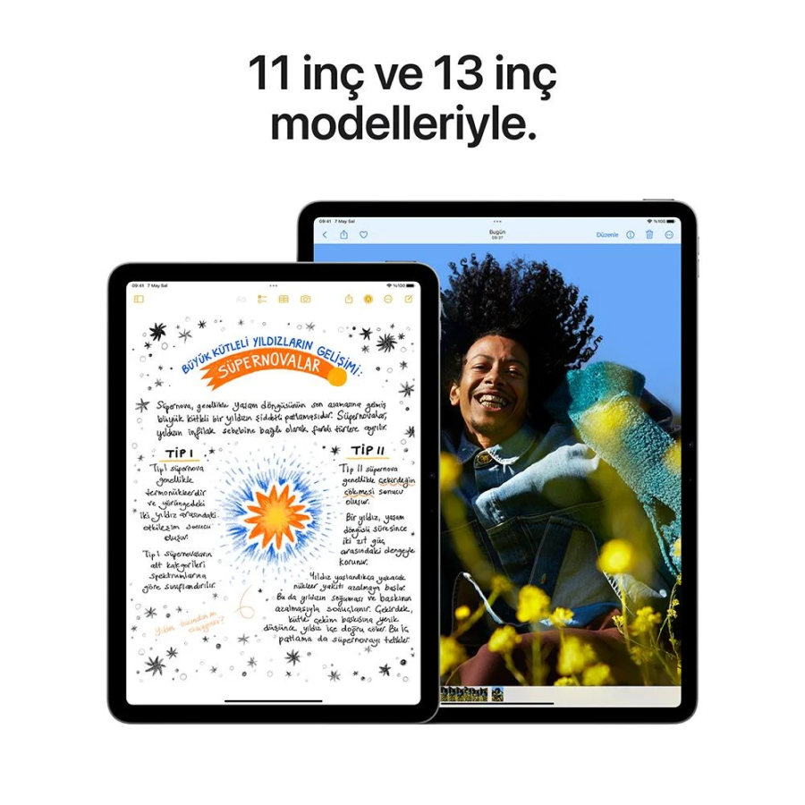 Apple iPad Air 6 M2 13&quot; Wi-Fi 128 GB Yıldız Işığı (MV293)