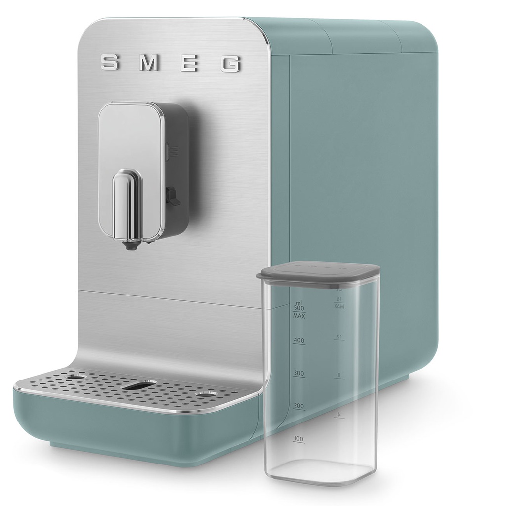 Smeg Automatic Coffee Machine With a Milk System Emerald Green - BCC13EGMEU