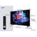 TCL 65&quot; 65V6C 4K Ultra HD, HDR 10+, Google TV (2025)