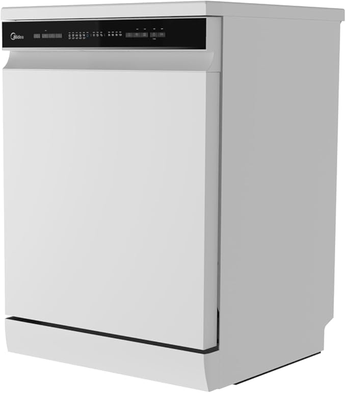 Midea 14 Place Settings 8 Programs Dishwasher White WQP14-W7633CW