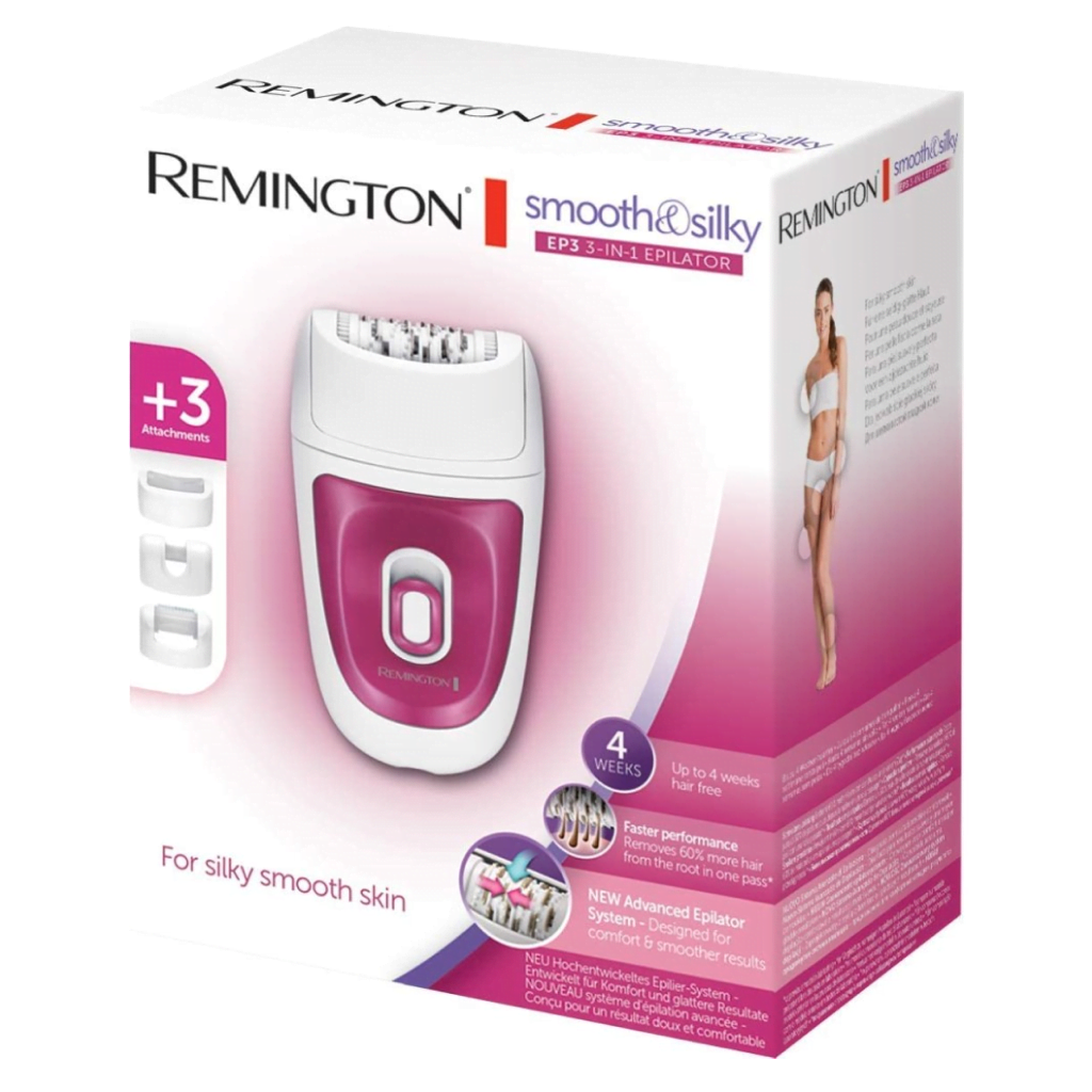 Remington EP7300 3 in 1 Smooth Silky Epilator 