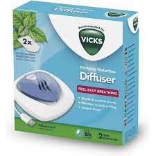 Vicks 1800EU Portable Waterless Diffuser 200g