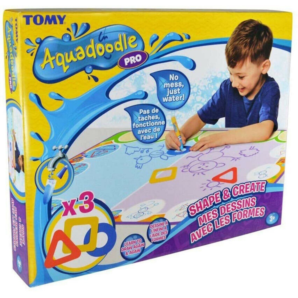 TOMY Aquadoodle Pro Shape &amp; Create Large Water Doodle Mat 75 cm x 48 cm TOMY-72867