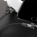 Baseus Lightning MVP Elbow Type Cable USB 1.5A 2m Black 