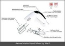 James Martin ZX822 Hand Mixer 300 Watts