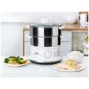 TEFAL Tefal Steamer VC145140 Timer Steamer, Stainless Steel