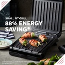 George Foreman 25800 Fit Grill - Small Health Grill Black