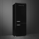 Smeg FAB38RBL5 Free standing refrigerator Bottom Mount Black 50's Style Aesthetic