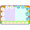 TOMY Aquadoodle Pro Shape &amp; Create Large Water Doodle Mat 75 cm x 48 cm TOMY-72867