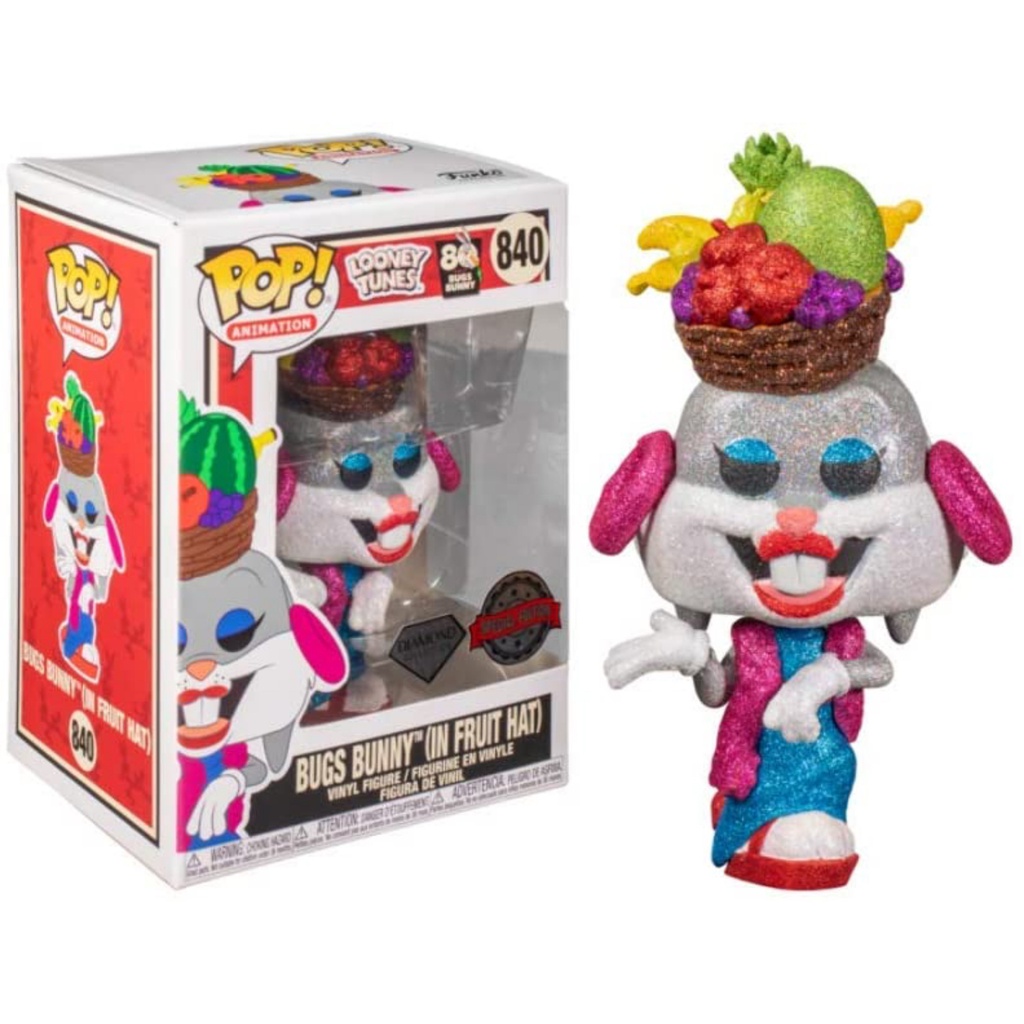 100918 Funko - Looney Tunes: 80th Bugs (Bugs Bunny in Fruit Hat) 1.00 POP! Vinyl