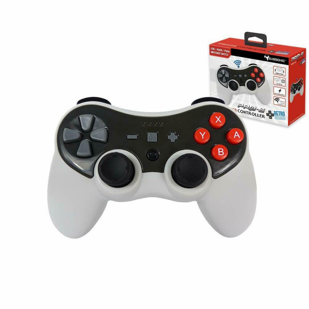 Subsonic ProS Wireless Controller (Retro 80s) /Switch