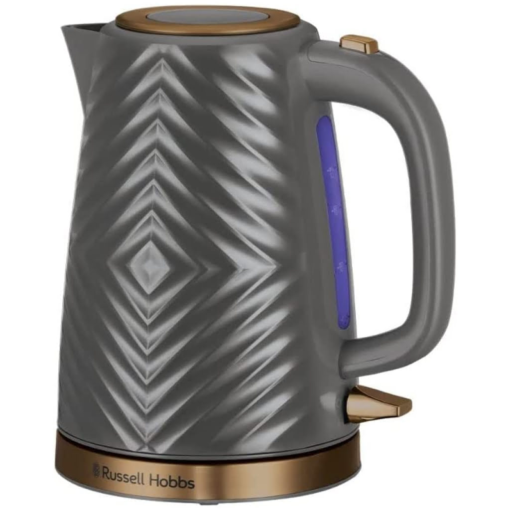 Russell Hobbs 26382 1.7 Litre Groove Kettle Grey