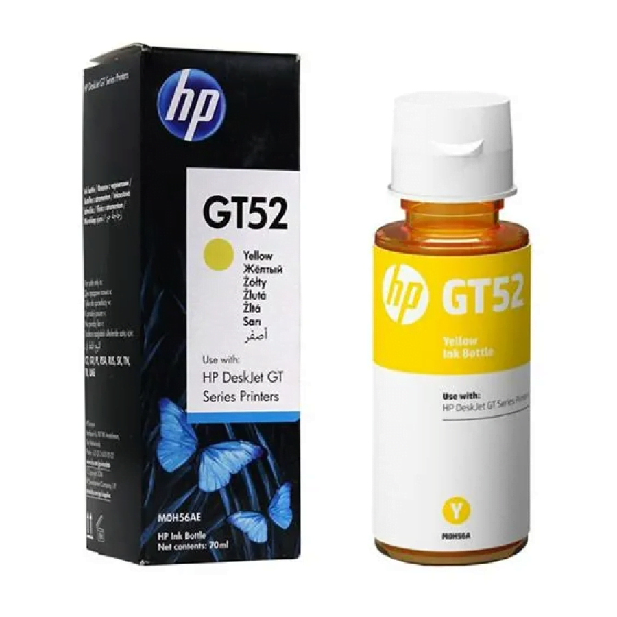 HP GT52 Orijinal Sarı Mürekkep Kartuşu (M0H56AE)