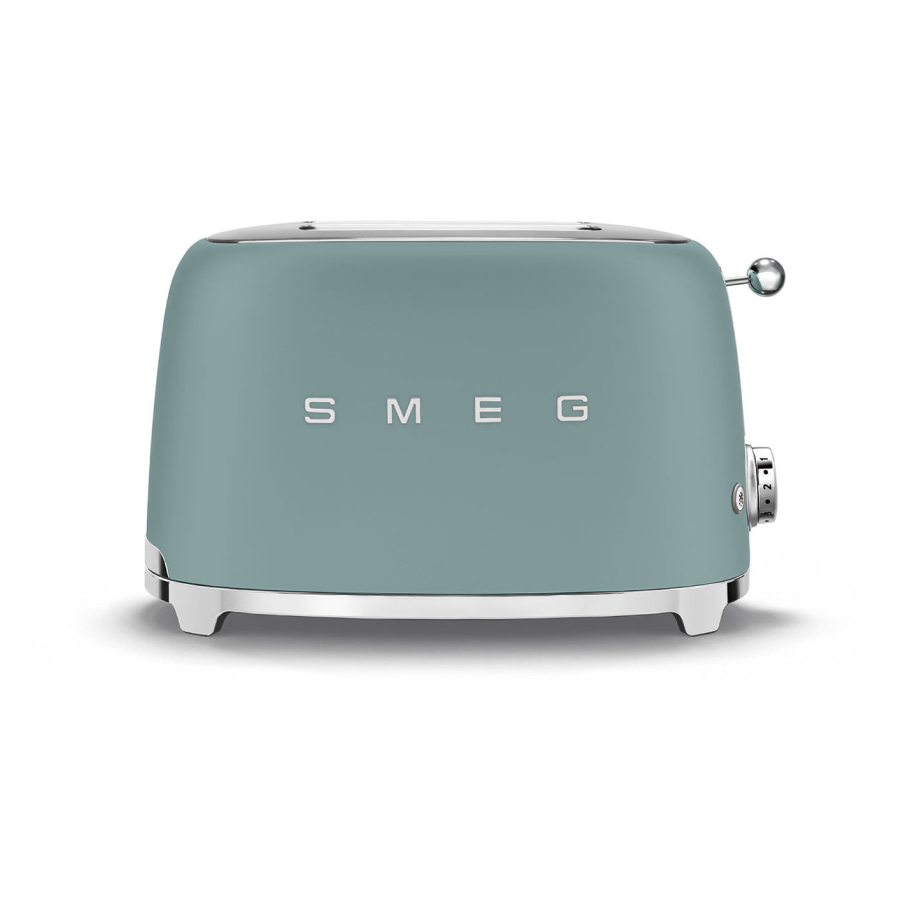 Smeg TSF01EGMEU Ekmek Kızartma Makinesi &quot;50's Style Aesthetic&quot; - Zümrüt Yeşili