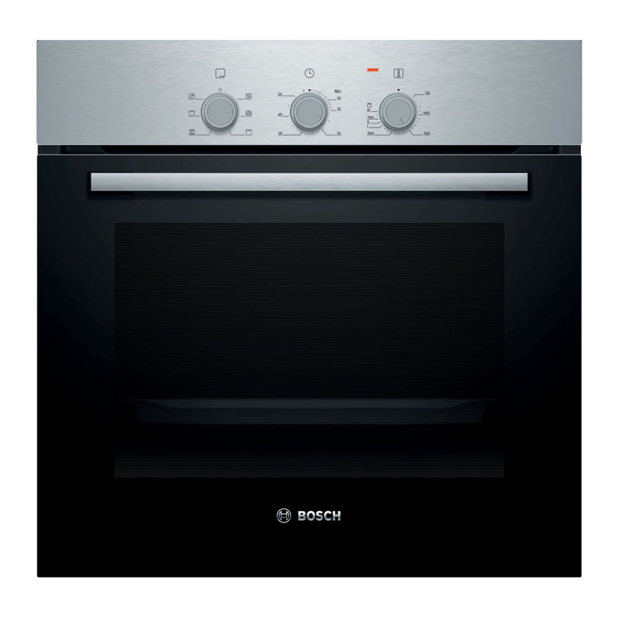 Bosch HBF011BR0Q Series 2 Turbo Built-in Oven 60x60cm - Silver