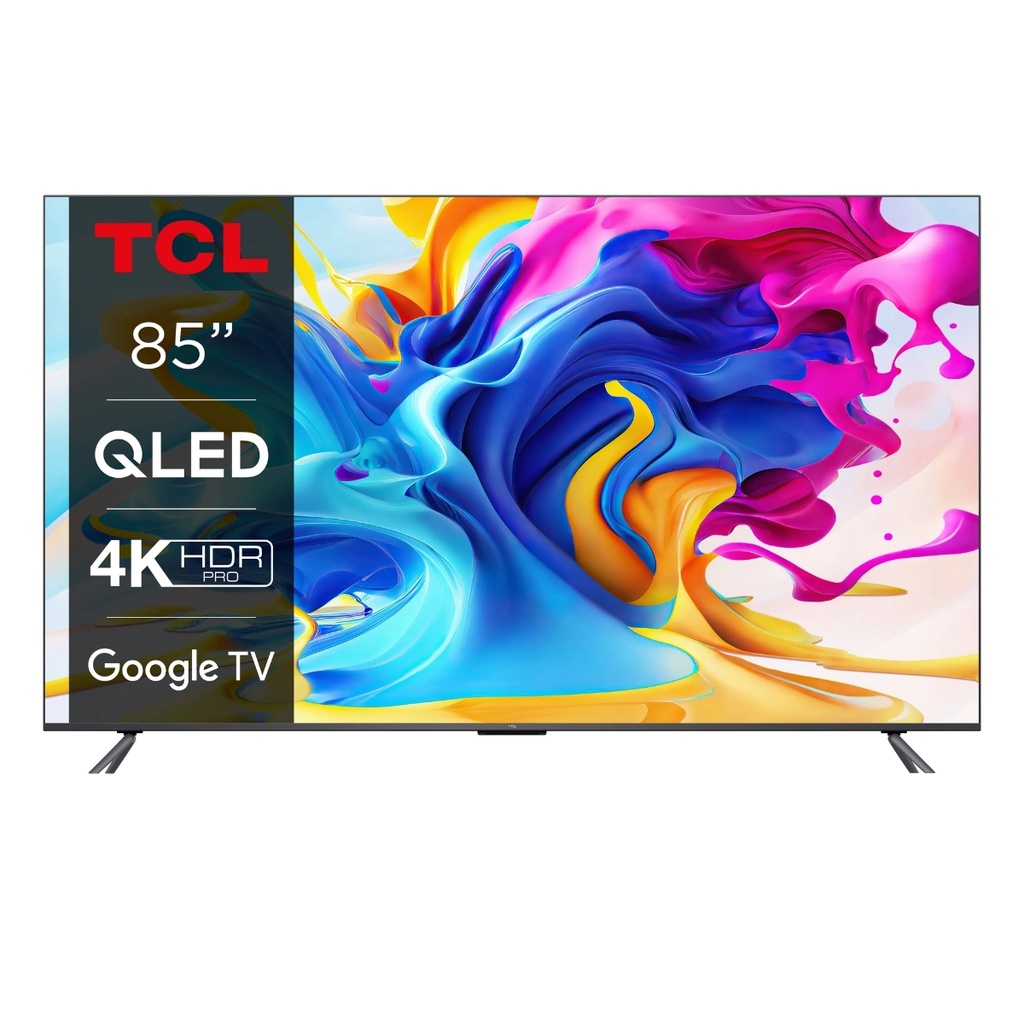 TCL 85C645 4K Ultra HD 85&quot; with Satellite Receiver Google Smart QLED TV