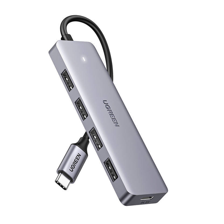 Ugreen CM219-70336B USB Tip C HUB - 4x USB 3.2 Gen 1, USB-C Güç Bağlantı Noktalı