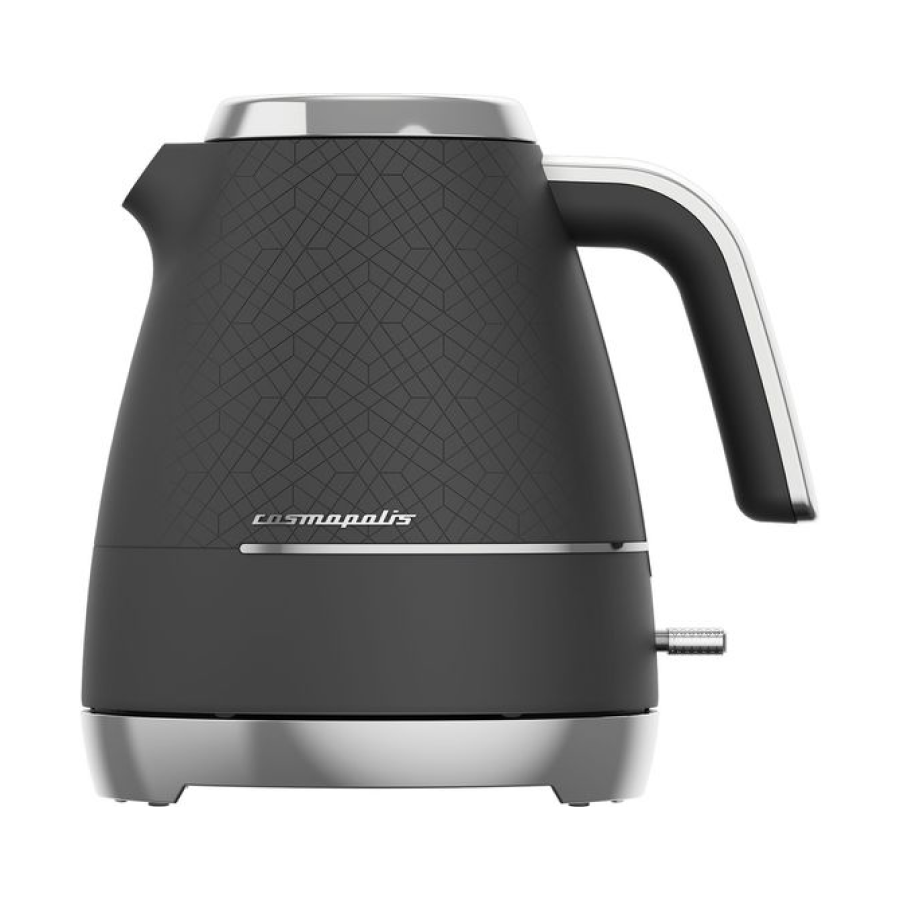 Beko Cosmopolis Dome Kettle Retro Granite Grey Chrome Design 1.7L WKM8307G