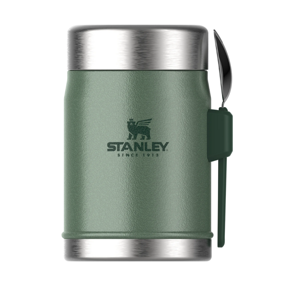 Stanley The Legendary Food Jar + Spork .4L / 14oz Hammertone Green (10-09382-004)