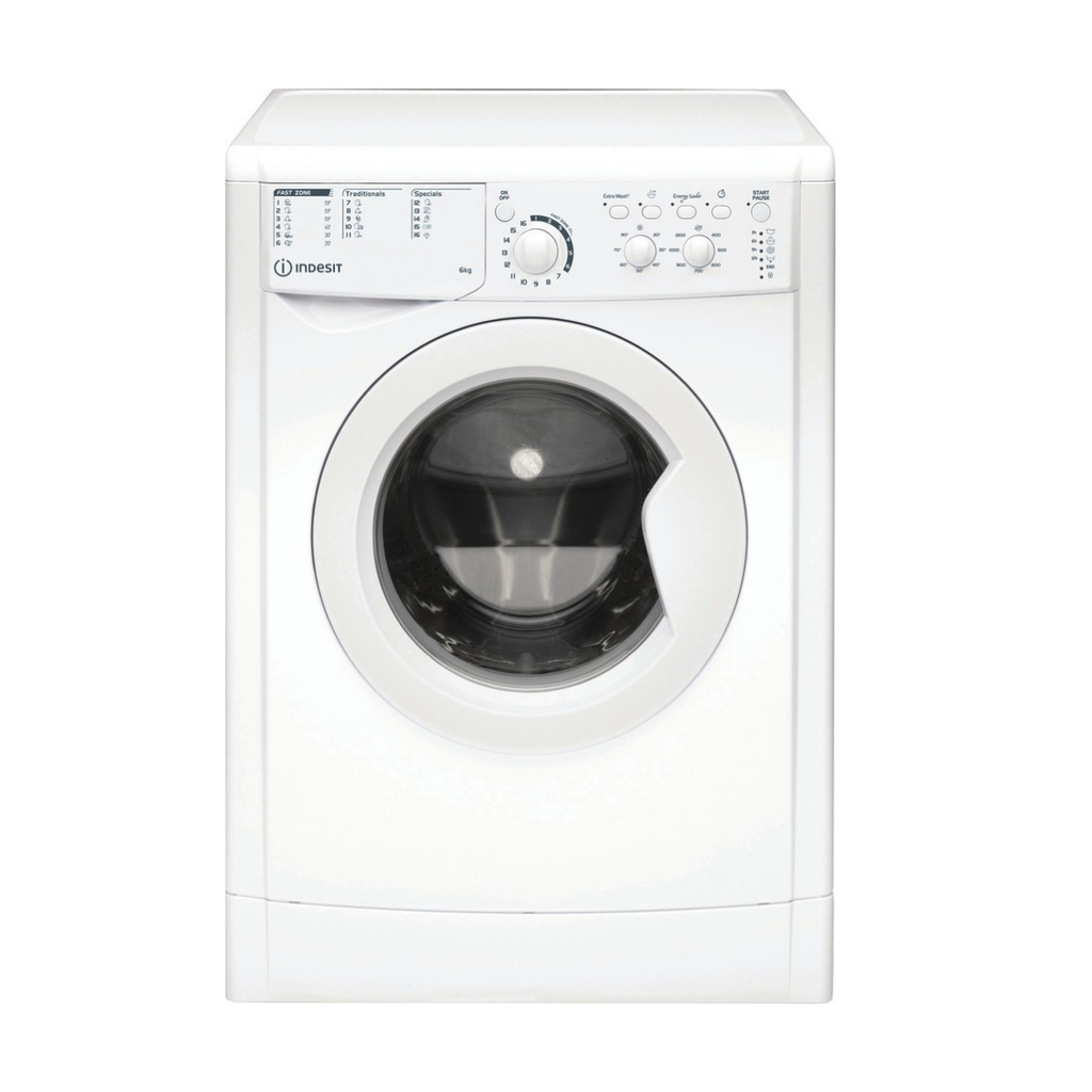 Indesit EWSC61251WEUN Slim Çamaşır Makinası 6Kg - Beyaz