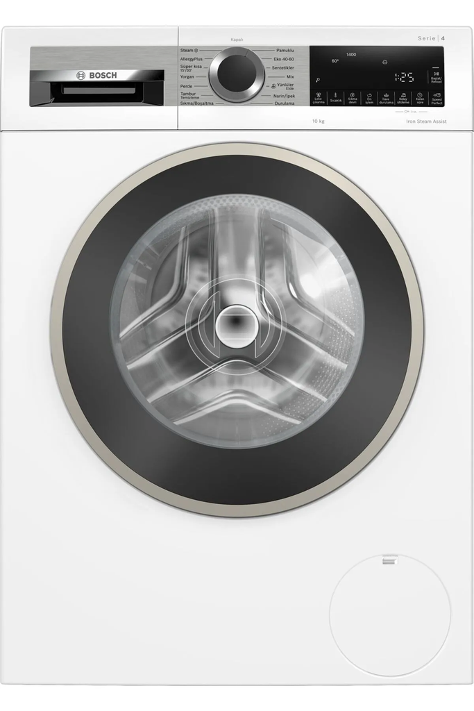 BOSCH A Enerji Sınıfı 10 Kg 1400dvr Çamaşır Makinesi Beyaz - WGB254A1TR