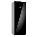 Bocsh Series 6, free-standing fridge-freezer , Glass Door,193x70cm, Black KGN56LB31U