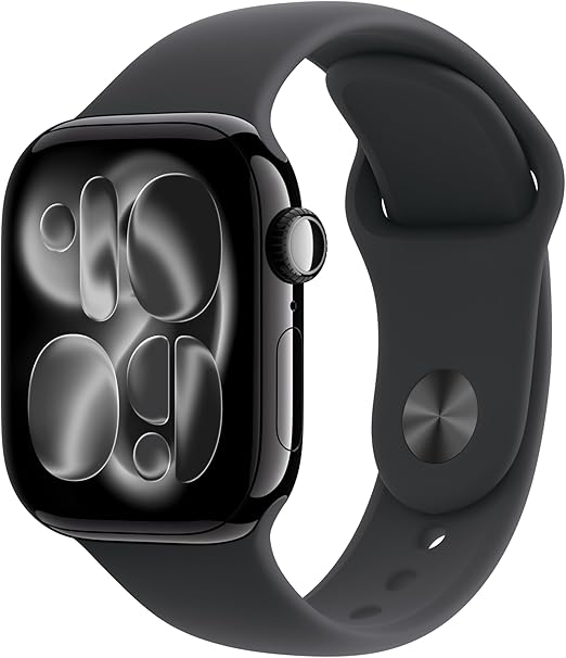 Apple Watch Series 11 GPS 46mm Jet Black Aluminium Black Sport Band M/L MEUX4 MEW84