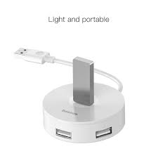 Baseus Round Box USB Hub White