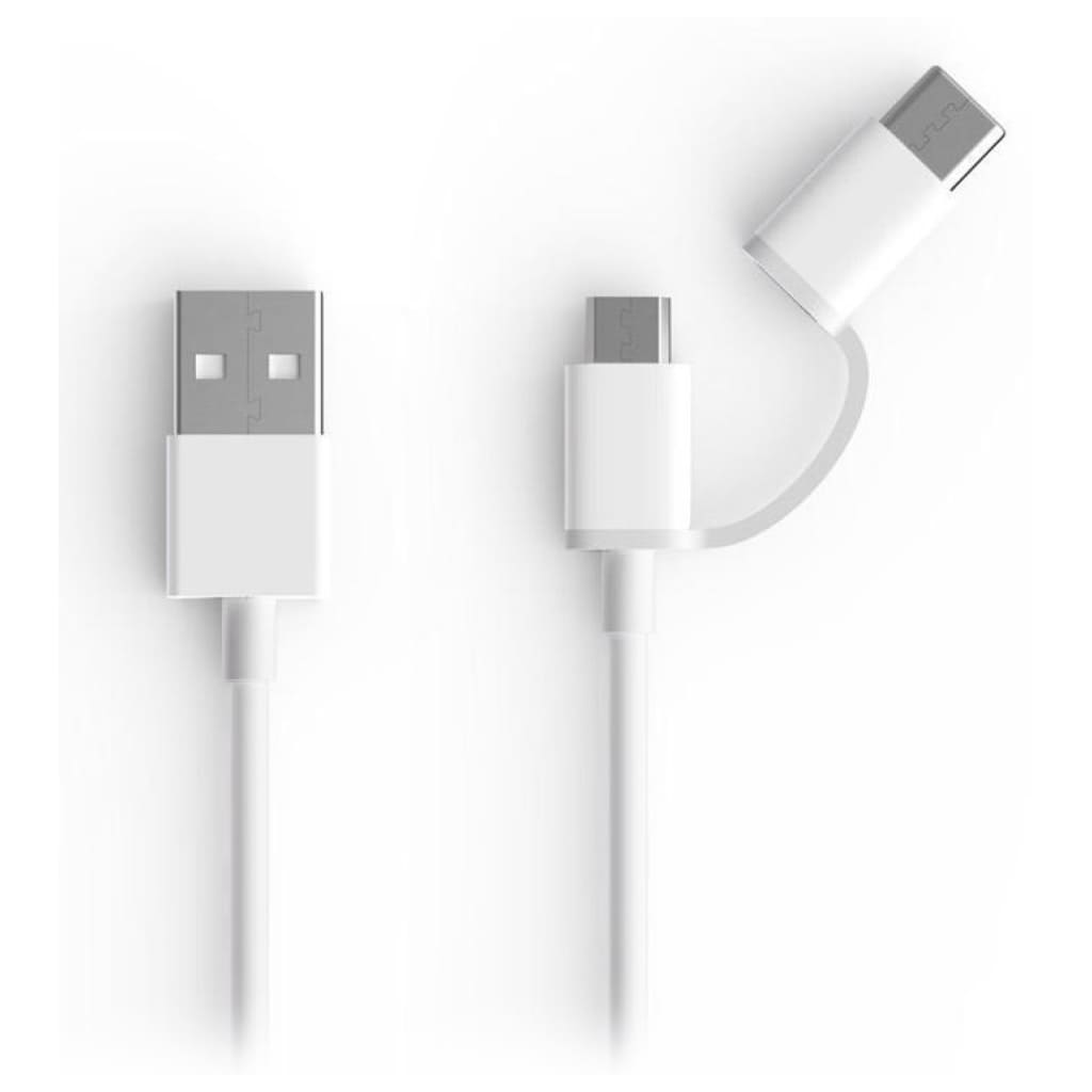 Xiaomi Mi 2-in-1 USB Cable (Micro USB to Type-C 100cm)