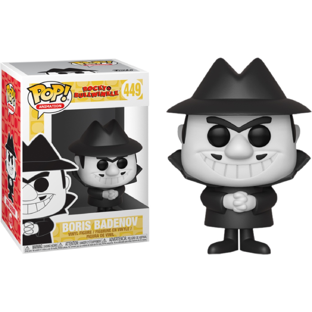 243313 Funko - Animation: Rocky &amp; Bullwinkle (Boris Badenov) POP! 1.00 Vinyl